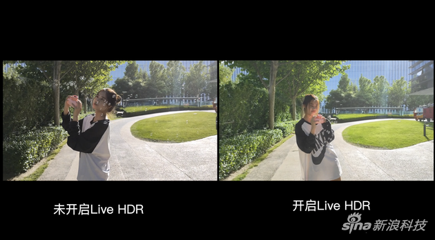 Live HDR明显改善人物光影